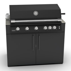 MODULO BARBECUE KC 120 BRABURA ANTRACITE| Il Mondo del Barbecue