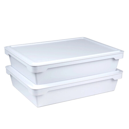 SET 2 CONTENITORI SOVRAPPONIBILI PER IMPASTO| Il Mondo del Barbecue