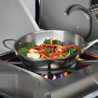 WOK INOX 30 CM CON MANICO Napoleon Accessori | Il Mondo Del Barbecue