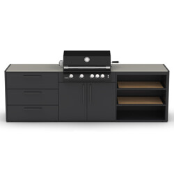 CUCINA DA ESTERNO BRABURA KC.C012 - 280 CM | Il Mondo del Barbecue