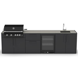 CUCINA DA ESTERNO BRABURA KC.C055 - 320 CM | Il Mondo del Barbecue