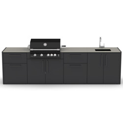 CUCINA DA ESTERNO BRABURA KC.C065 - 320 CM | Il Mondo del Barbecue