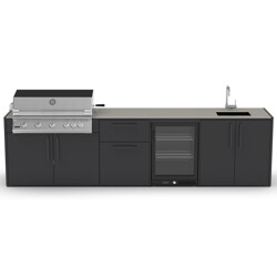 CUCINA DA ESTERNO BRABURA KC.C060 - 338 CM | Il Mondo del Barbecue