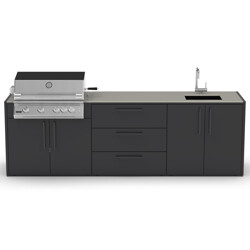 CUCINA DA ESTERNO BRABURA KC.C062 - 280 CM | Il Mondo del Barbecue