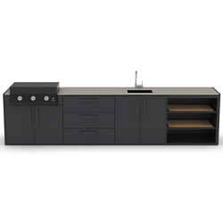 CUCINA DA ESTERNO BRABURA KC.C063 - 370 CM | Il Mondo del Barbecue
