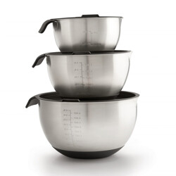 SET CIOTOLE INOX 3 PEZZI