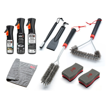 KIT DI PULIZIA PER BARBECUE SMALTATI Weber Accessori | Il Mondo Del Barbecue