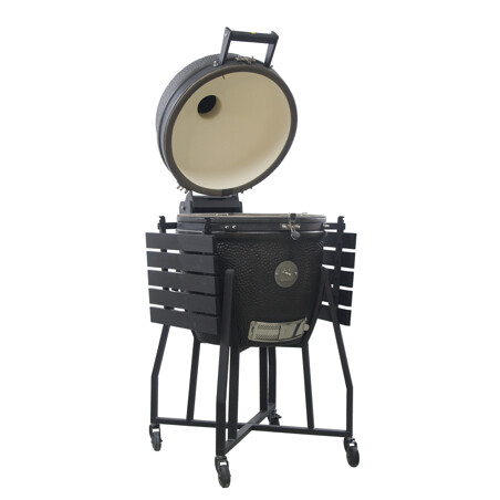 BARBECUE A CARBONE GRLLR EMBER CLASSIC LARGE NERO OPACO CON CARRELLO | Il Mondo del Barbecue