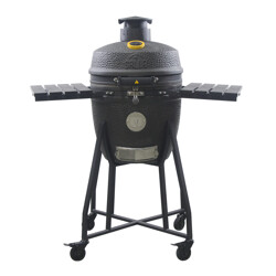 BARBECUE A CARBONE GRLLR EMBER CLASSIC MEDIUM NERO OPACO CON CARRELLO | Il Mondo del Barbecue