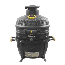 BARBECUE A CARBONE GRLLR EMBER KAMADO CLASSIC S - NERO OPACO DA APPOGGIO | Il Mondo del Barbecue