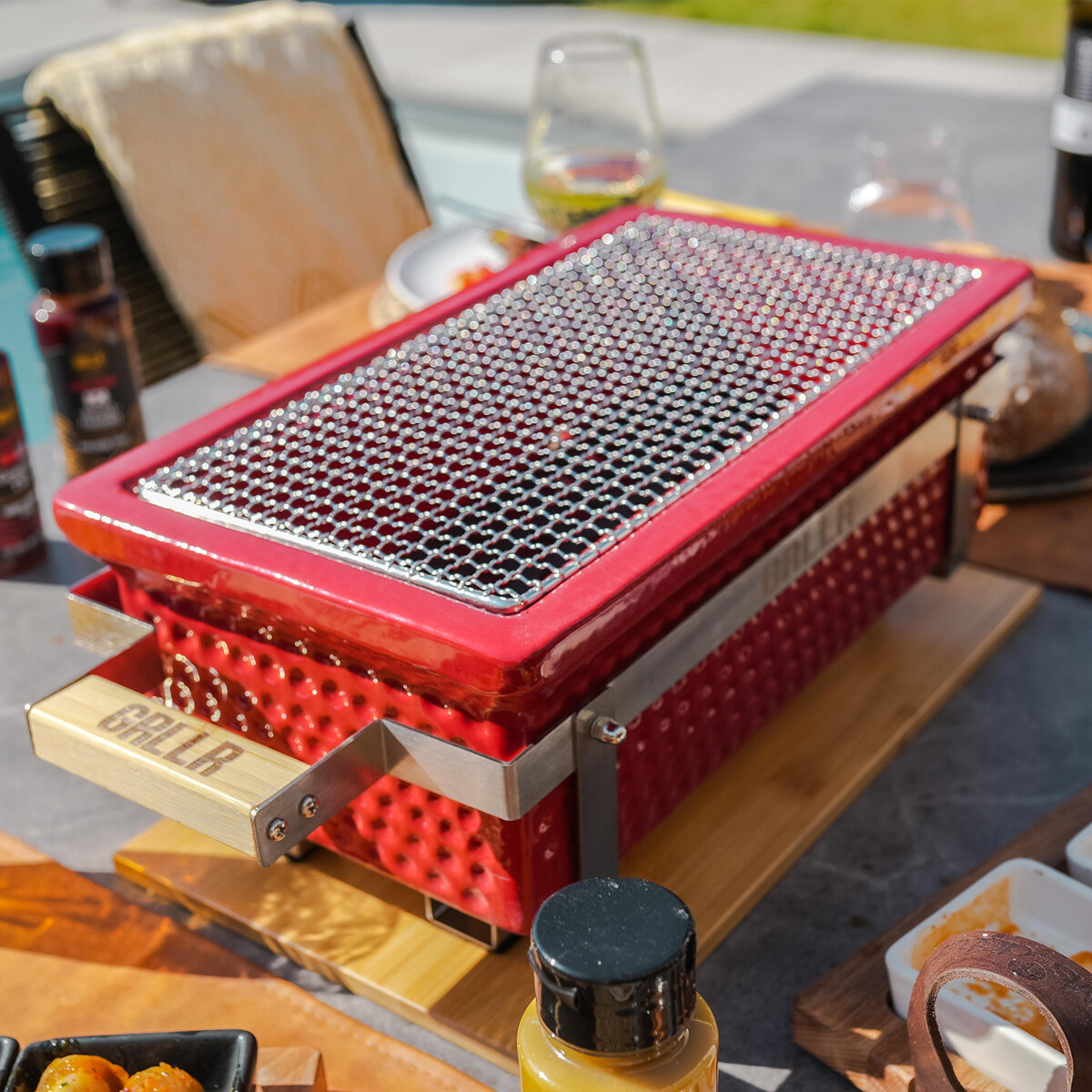 BARBECUE DA TAVOLO GRLLR OSAKA SHICHIRIN ROSSO  | Il Mondo Del Barbecue