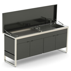 CUCINA DA ESTERNO PLA.NET OASI C5 DARK.T2