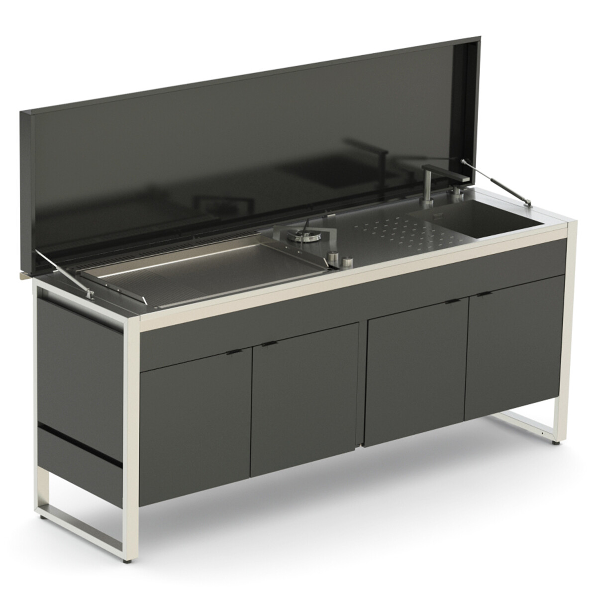 CUCINA DA ESTERNO PLA.NET OASI C5 DARK.T2