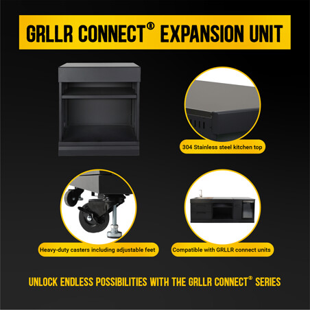 MODULO PIANO DI LAVORO GRLLR CONNECT® | Il Mondo del Barbecue