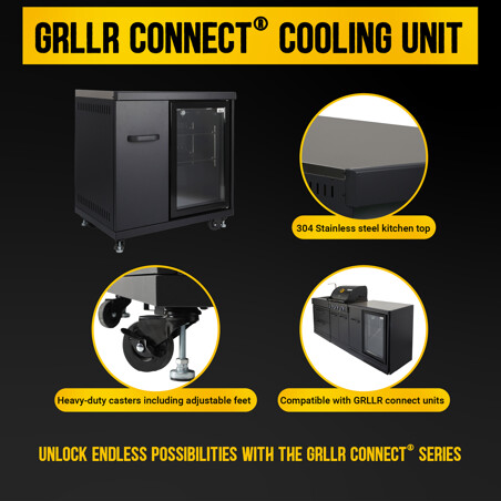 MODULO FRIGO GRLLR CONNECT® CON RIPIANI | Il Mondo del Barbecue