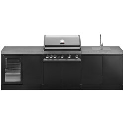 CUCINA DA ESTERNO GRANDPRO 262 SERIES CON LAVELLO E FRIGO | Il Mondo del Barbecue