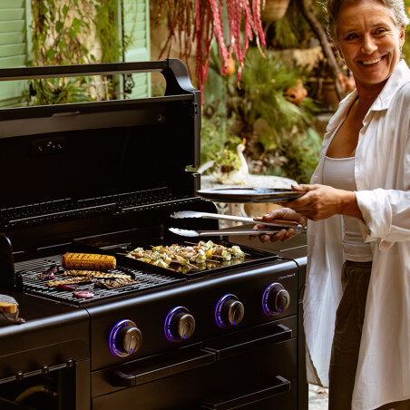 BARBECUE A GAS 4 SERIES ONYX S DUAL GAS  BUNDLE| Il Mondo Del Barbecue