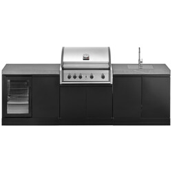 CUCINA DA ESTERNO GRANDPRO 262 SERIES CON LAVELLO E FRIGO | Il Mondo del Barbecue