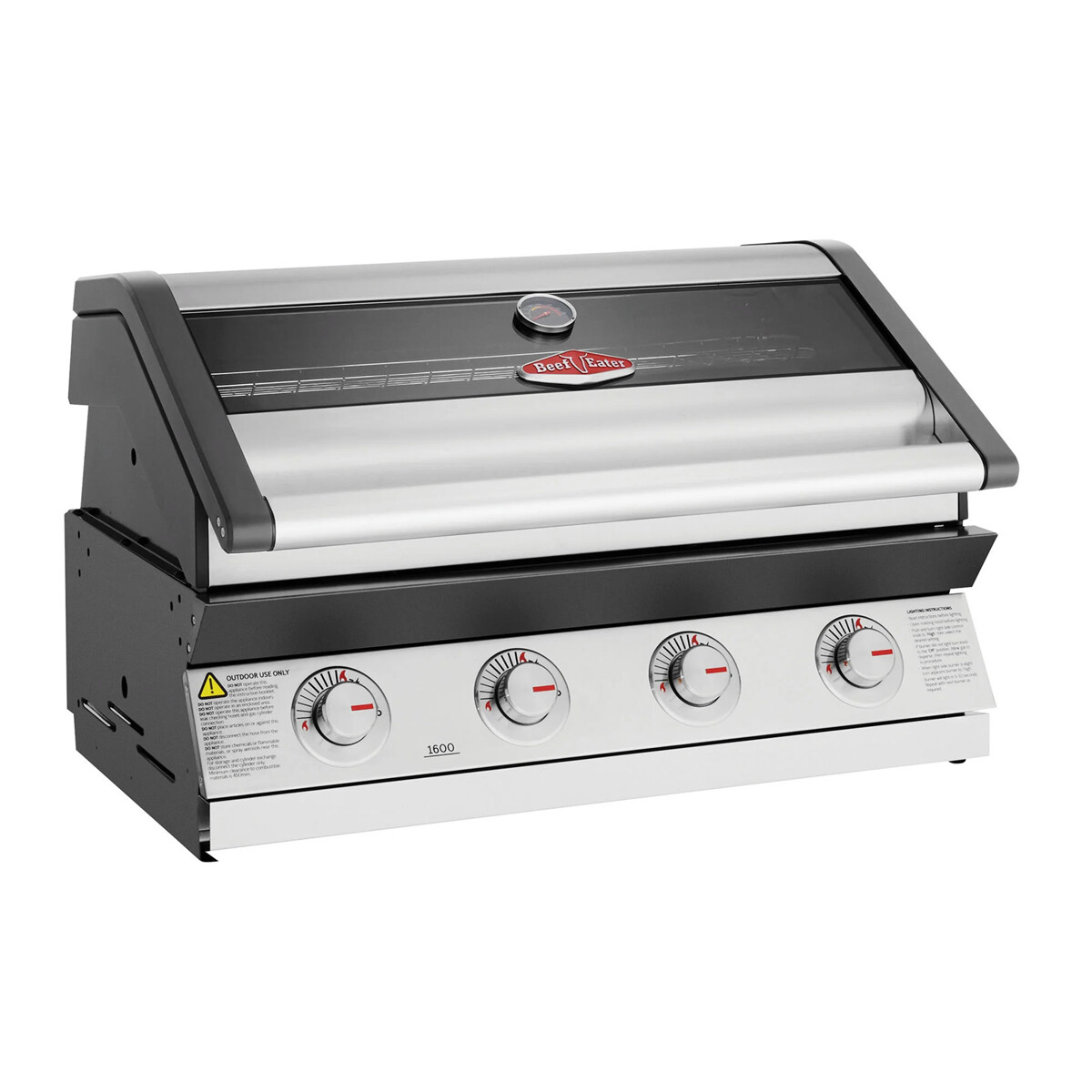 BARBECUE A GAS BEEFEATER S1600 INOX DA INCASSO-4 FUOCHI