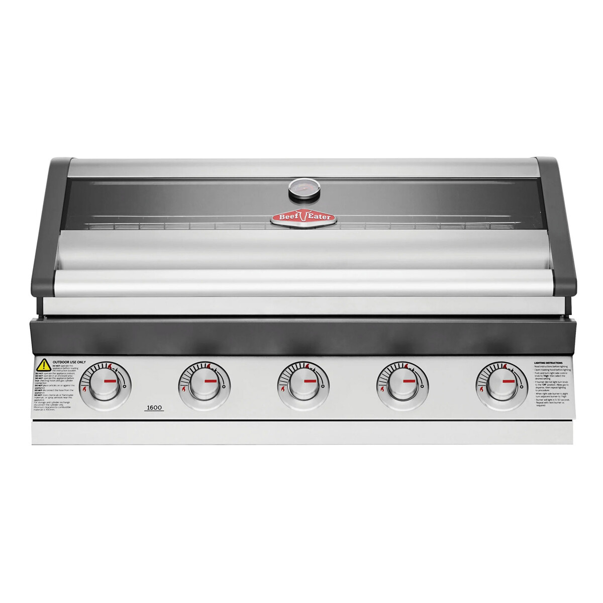 BARBECUE A GAS BEEFEATER S1600 INOX DA INCASSO-5 FUOCHI