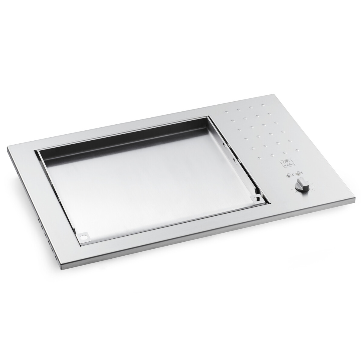 PLA.NET BBQ 55 P.INOX LISCIA INCASSO ELETTRICA
