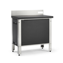 MOBILE SUPPORTO PLANCHA PLA.NET CON PORTA CAB 82 | Il Mondo del Barbecue