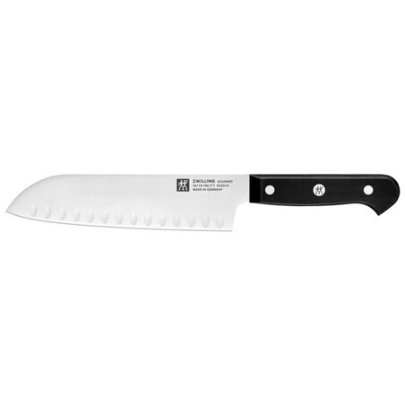 ZWILLING COLTELLO SANTOKU ALVEOLATO GOURMET 18 CM | Il Mondo del Barbecue