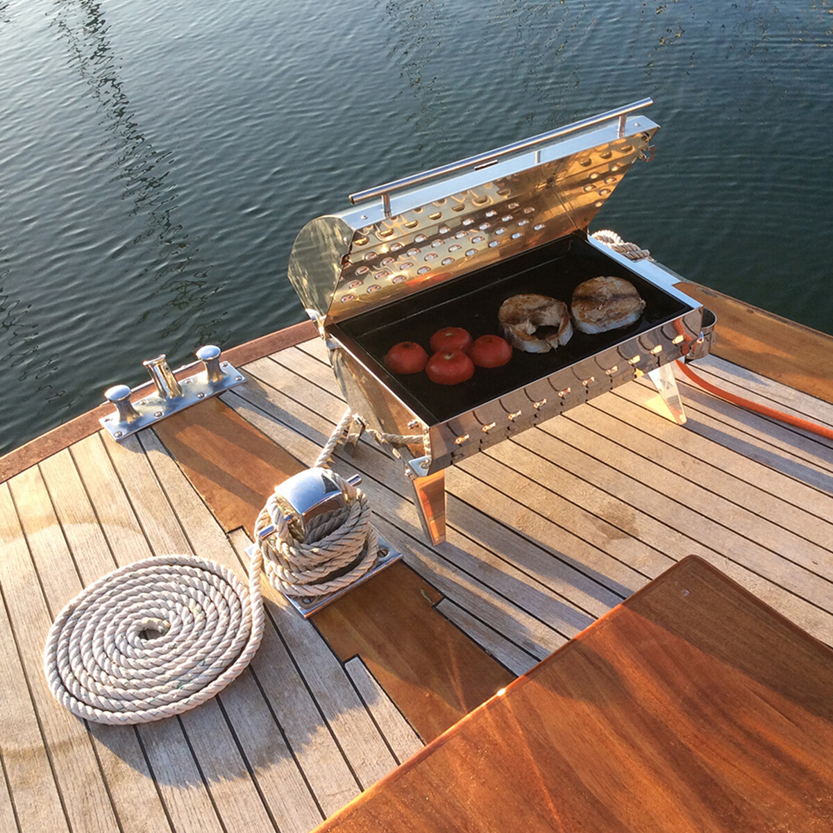 PLANCHA A GAS ENO COOK'N BOAT Eno Piastre in ghisa smaltata | Il Mondo Del Barbecue