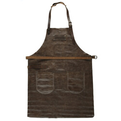 GREMBIULE FEUERMEISTER PREMUIM TRACOLLA IN PELLE ANTICA-COGNAC  Accessori | Il Mondo Del Barbecue