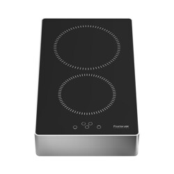 PIANO DI COTTURA DA APPOGGIO AD INDUZIONE FOSTER DUE ZONE ROUND| Il Mondo del Barbecue