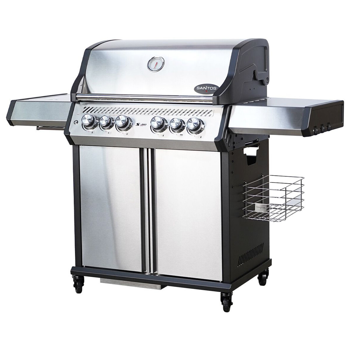 BARBECUE A GAS SANTOS S-418 PRO INOX Santos Barbecue a gas | Il Mondo Del Barbecue