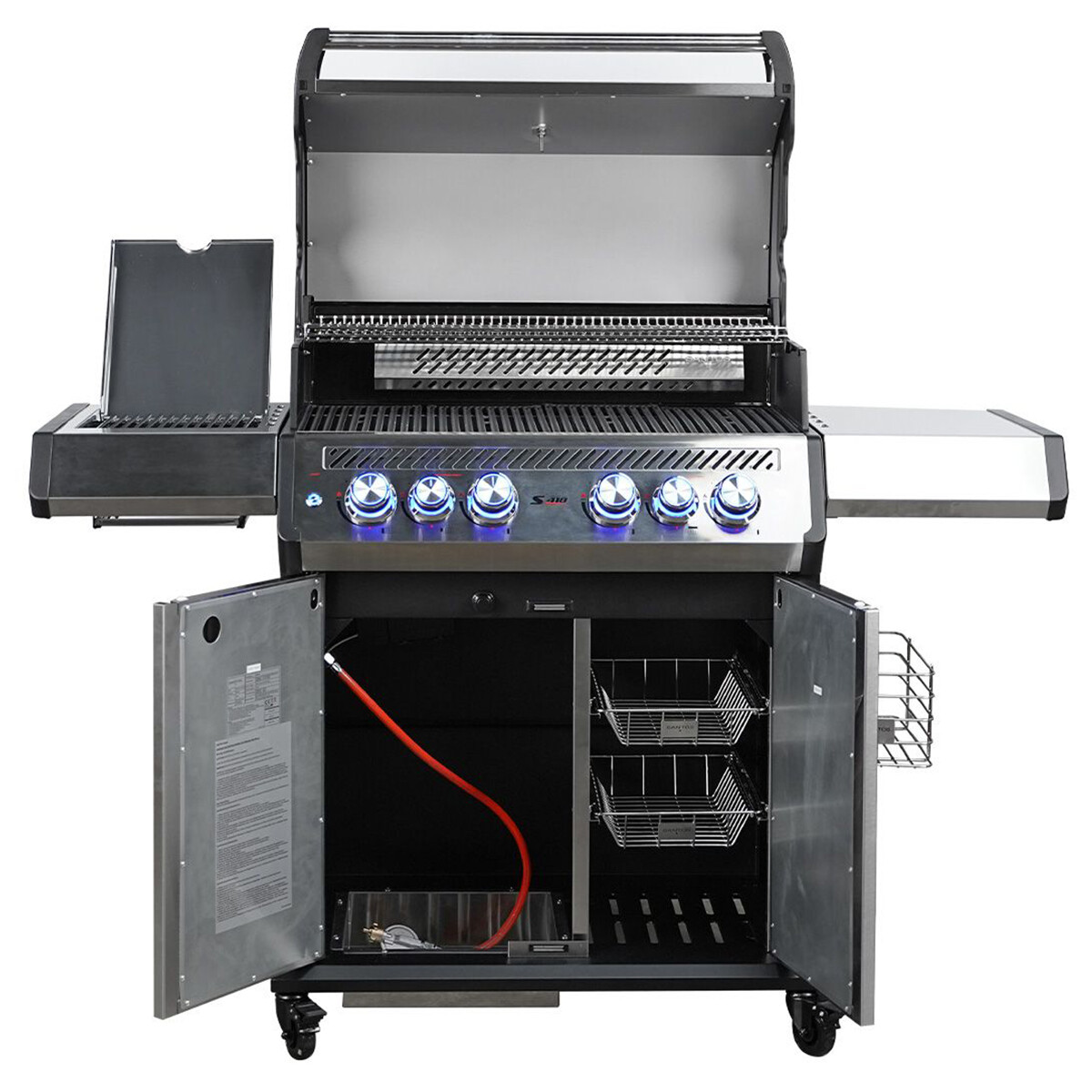 BARBECUE A GAS SANTOS S-418 PRO INOX Santos Barbecue a gas | Il Mondo Del Barbecue