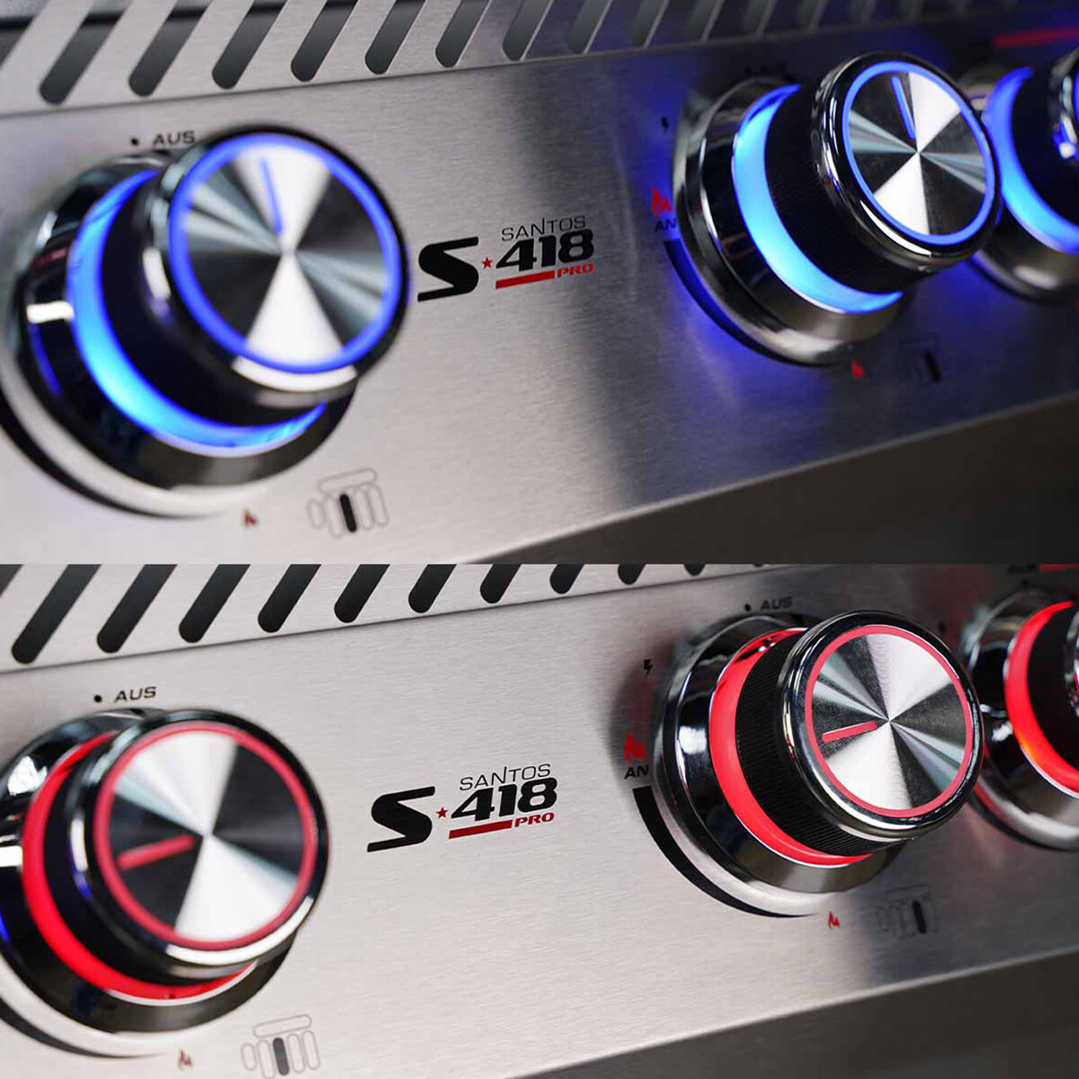 BARBECUE A GAS SANTOS S-418 PRO INOX Santos Barbecue a gas | Il Mondo Del Barbecue