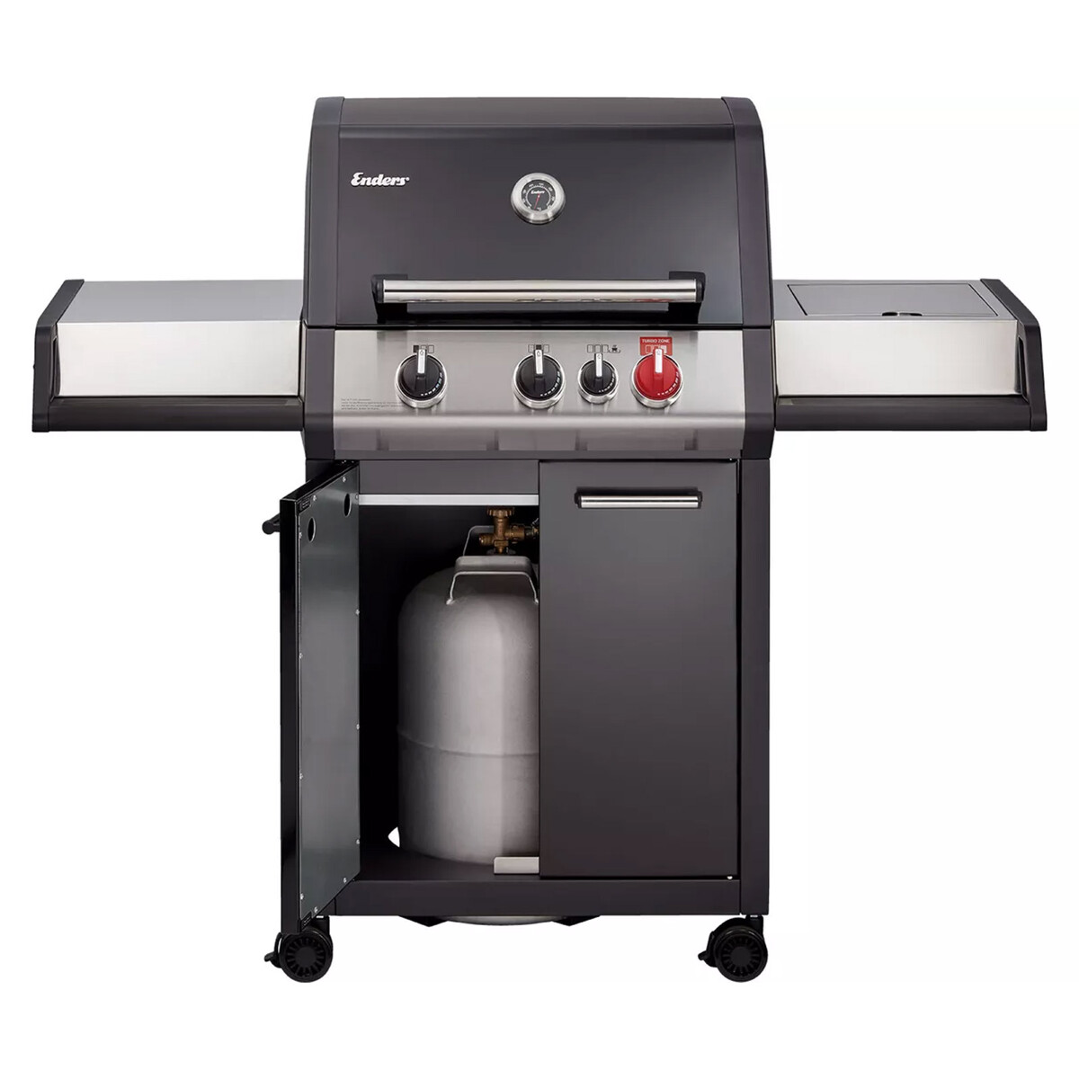 BARBECUE A GAS ENDERS MONROE PRO BLACK 3 K TURBO | Il Mondo del Barbecue