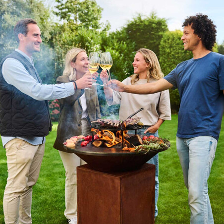 OFYR CLASSIC CORTEN 75 Ofyr piastre in acciaio inox  | Il Mondo del Barbecue