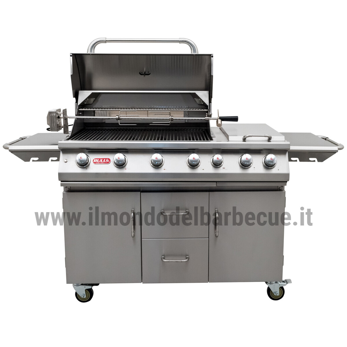BARBECUE A GAS BULL 7 BURNER