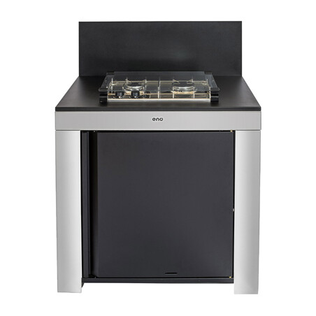 MODULO MASTER 2 ACCIAIO INOX E NERO