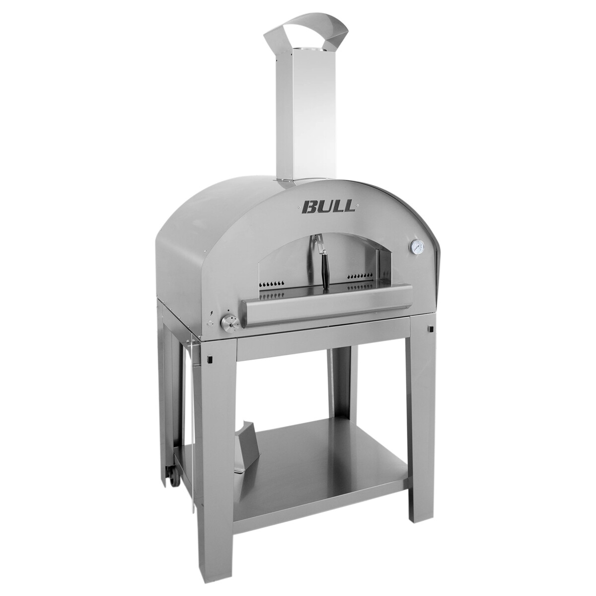 FORNO PIZZA BULL GAS FIRED EXTRA LARGE CON CARRELLO Bull Forni pizza | Il Mondo Del Barbecue