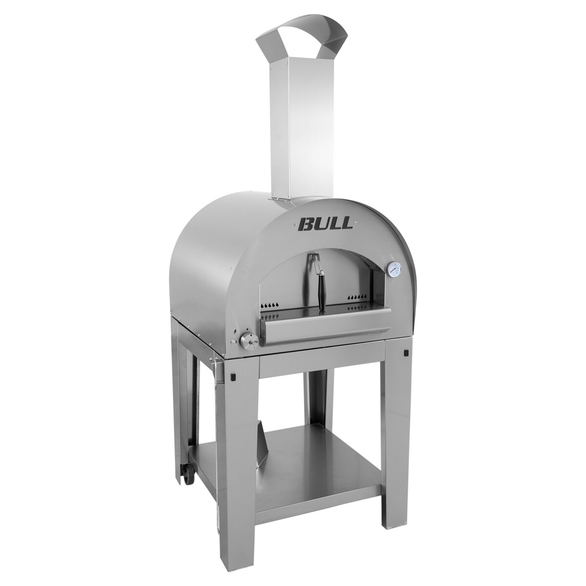 FORNO PIZZA BULL GAS FIRED LARGE CON CARRELLO Bull Forni pizza | Il Mondo Del Barbecue