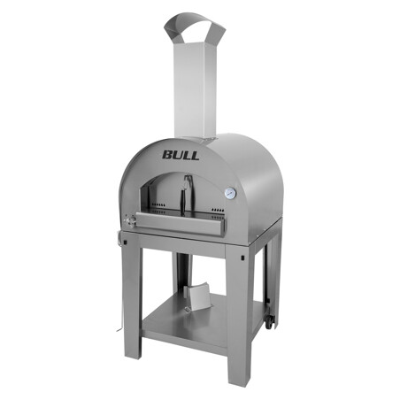 FORNO PIZZA BULL GAS FIRED LARGE CON CARRELLO Bull Forni pizza | Il Mondo Del Barbecue