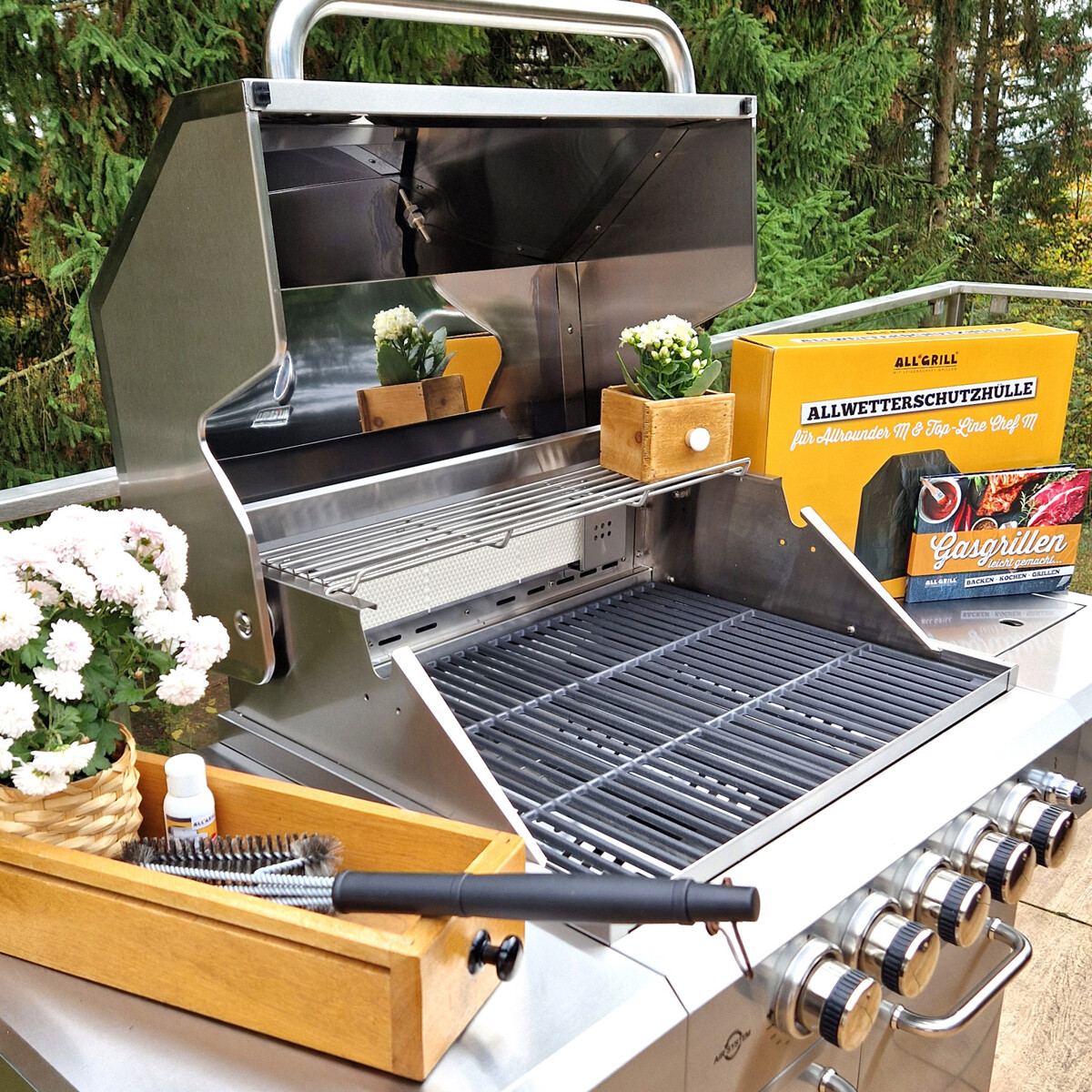 BARBECUE A GAS ALLGRILL ALLROUNDER M STEAKZONE AllGrill Barbecue a gas | Il Mondo Del Barbecue