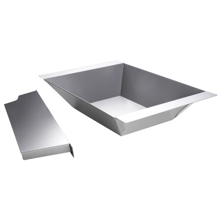 INSERTO IN INOX PER CARBONE CON DEFLETTORE TERMICO AllGrill Accessori | Il Mondo Del Barbecue