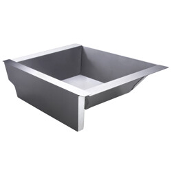 INSERTO IN INOX PER CARBONE CON DEFLETTORE TERMICO AllGrill Accessori | Il Mondo Del Barbecue