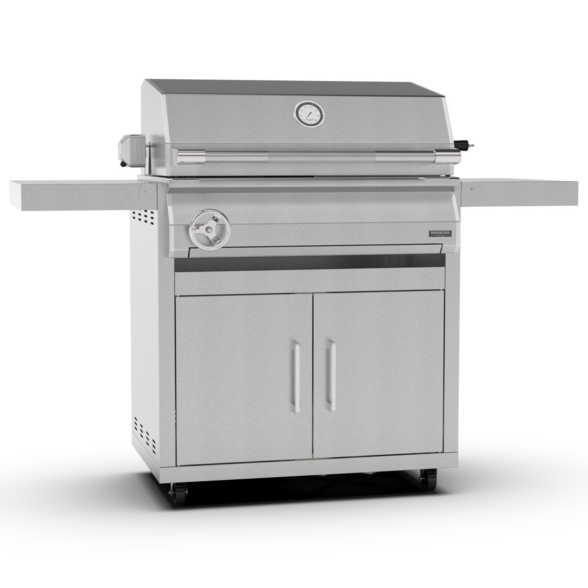 BARBECUE A CARBONE BRABURA EMBER 800 CON CARRELLO
