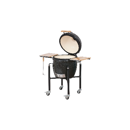 BARBECUE A CARBONE MONOLITH BASIC NERO CON CARRELLO Monolith Barbecue a carbone | Il Mondo Del Barbecue