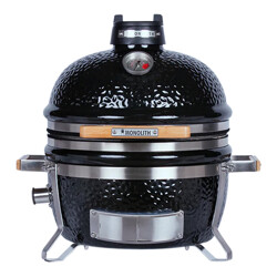 BARBECUE A CARBONE MONOLITH ICON NERO DA APPOGGIO Monolith Barbecue a carbone | Il Mondo Del Barbecue