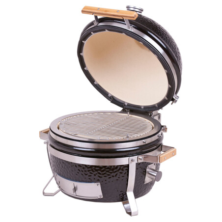 BARBECUE A CARBONE MONOLITH ICON NERO DA APPOGGIO Monolith Barbecue a carbone | Il Mondo Del Barbecue
