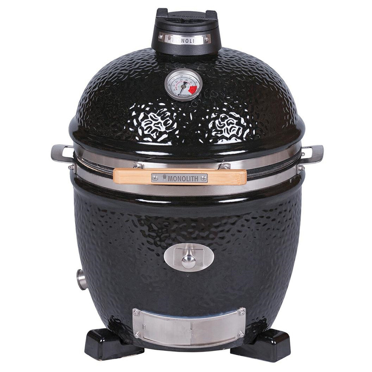 BARBECUE A CARBONE MONOLITH JUNIOR PRO-SERIE 2.0 NERO DA APPOGGIO Monolith Barbecue a carbone | Il Mondo Del Barbecue