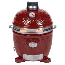 BARBECUE A CARBONE MONOLITH JUNIOR PRO-SERIE 2.0 ROSSO DA APPOGGIO Monolith Barbecue a carbone | Il Mondo Del Barbecue