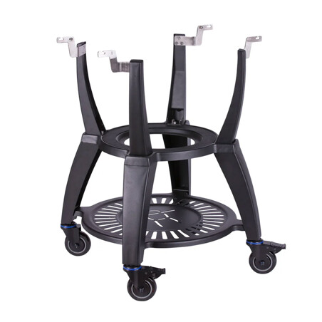 CARRELLO CON MENSOLE AVANTGARDE.55 Monolith Barbecue a carbone | Il Mondo Del Barbecue